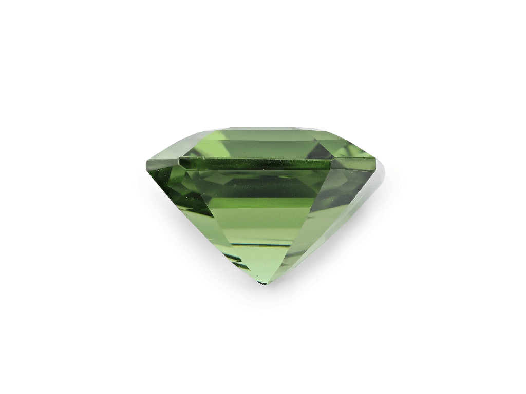 Green Tourmaline 10mm Square Emerald Cut