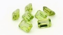 Peridot 6x4mm Emerald Cut