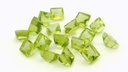 Peridot 4.00mm Square Buff Top