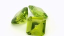 Peridot 8.00mm Square Emerald Cut