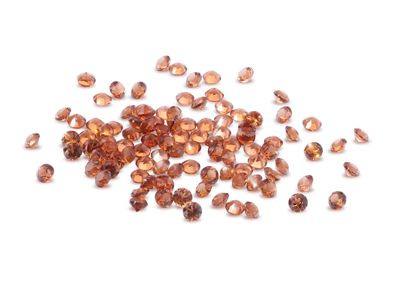 Almandine Garnet 1.00mm Round Diamond Cut
