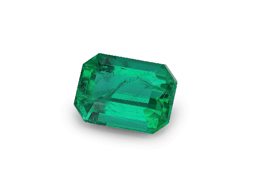 [EX3316] Zambian Emerald 6.85x4.9mm Emerald Cut