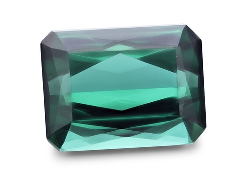 [TUX3951] Tourmaline 8x6.1mm Fancy Emerald Cut Blue Green