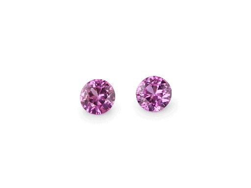 Pink/Purple Sapphire 2.25mm Round