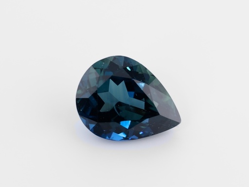 [SAX3573] Australian Sapphire 8.2x6.3mm Pear Shape Steel Blue