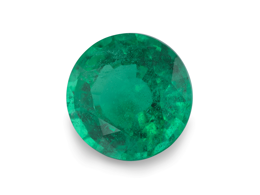 Emerald 8.14mm Round  GRS CERT