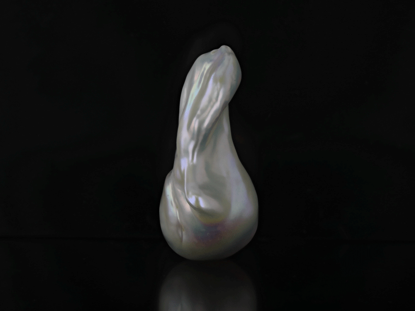 Pearl F/W Baroque White 29x18mm FreeForm H/D