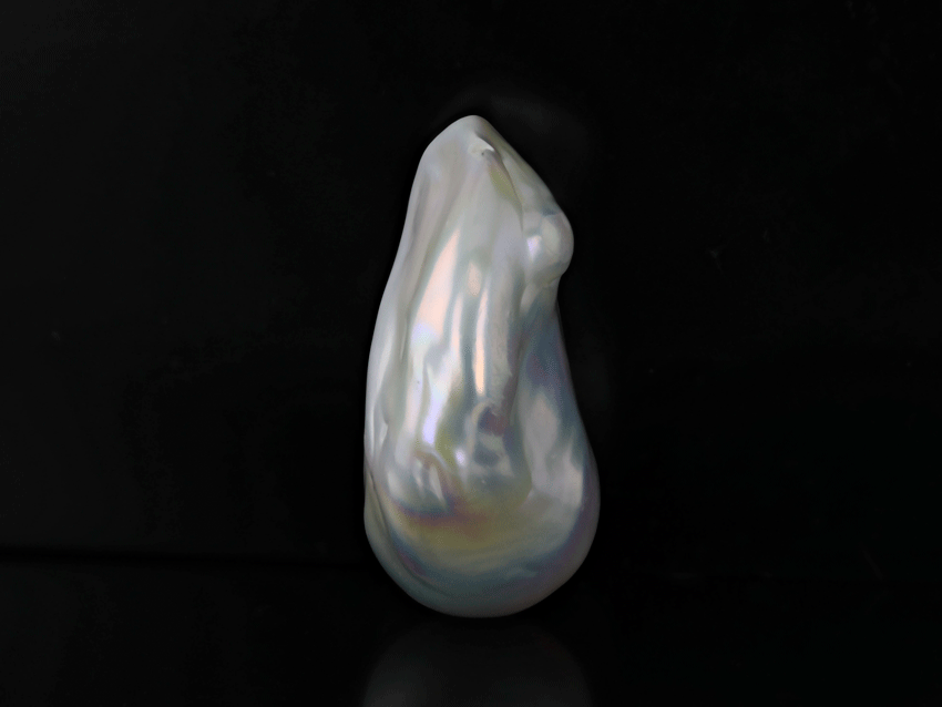 Pearl F/W Baroque White 29x19mm FreeForm H/D