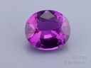 Pink Sapphire 8.8x7.9mm Oval Magenta
