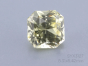 Ceylon Yellow Sapphire 8.31x8.42mm Fancy Radiant Cut - UNHEATED Certified