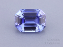 Ceylon Sapphire 7.4x5.4mm Emerald Cut Blue