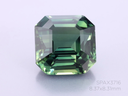 Madagascan Sapphire 8.37x8.31mm Square Emerald Cut Teal - UNHEATED Certified