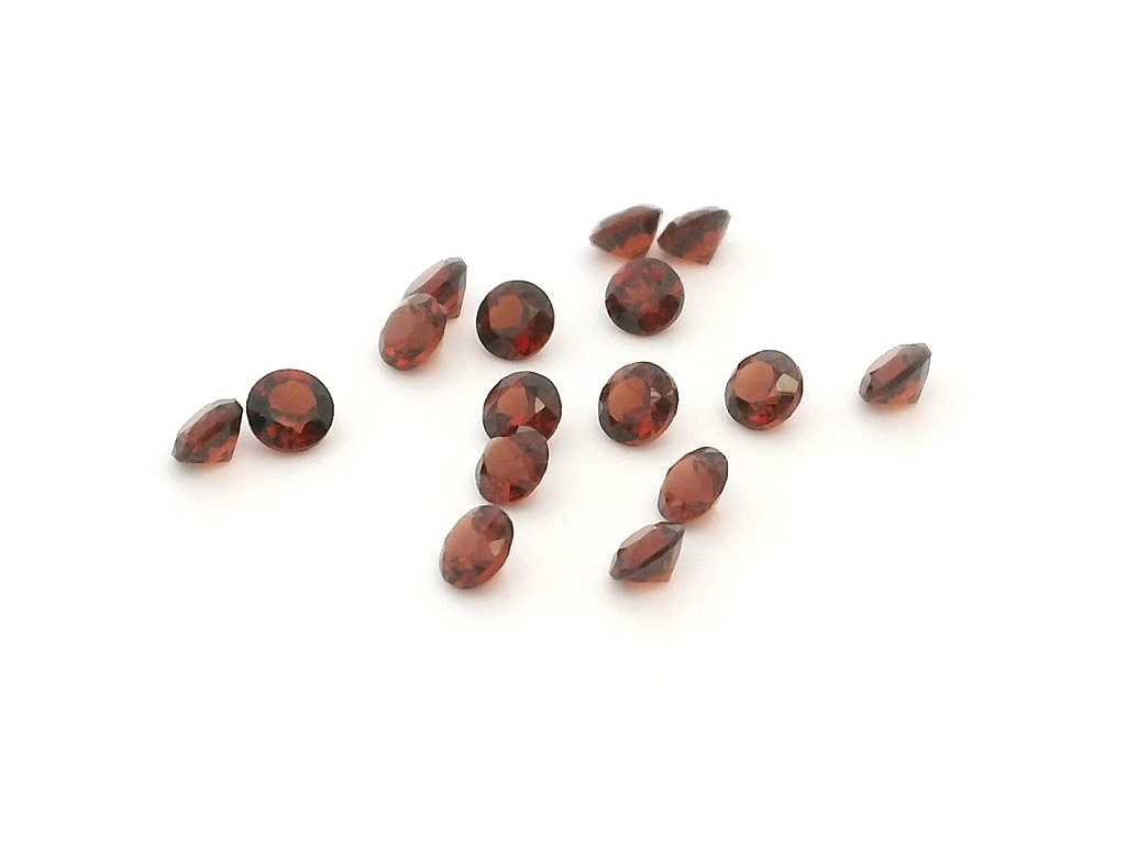 Almandine Garnet 3.25mm Round