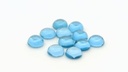 Synthetic Spinel 5mm Round Cabochon Aquamarine Blue