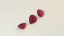 Ruby 5x4mm Pear Shape Mid Pink Red 