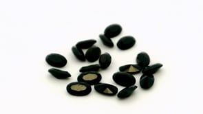 Black Spinel 5x3mm Oval