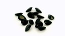 Black Spinel 6x4mm Pear Shape