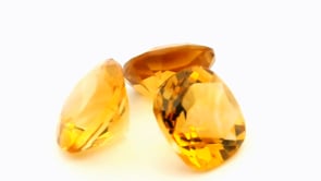 Citrine 10mm Square Cushion