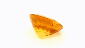 Citrine 18mm Heart Shape 