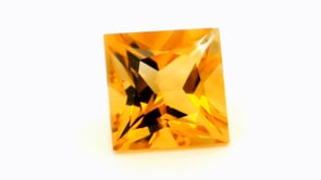 Citrine 12mm Princess Cut
