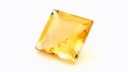 Citrine 12mm Carre Cut