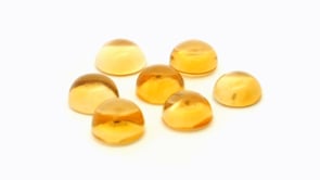 Citrine 7.50mm Round Cabochon
