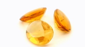 Citrine 8x6mm Oval Buff Top