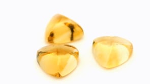 Citrine 6.00mm Trilliant Cabochon