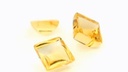 Citrine 5.00mm Square Buff Top