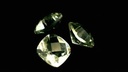 Mint Quartz 8.00mm Square Cushion Chequerboard 