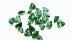 Green Tourmaline 4.00mm +/- Trilliant