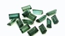 Blue Green Tourmaline 6x3mm Baguette
