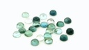 Blue Green Tourmaline 2.50mm Round Cabochon