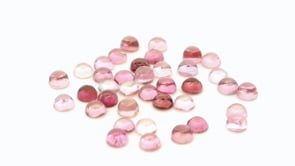 Pink Tourmaline 2.00mm Round Cabochon