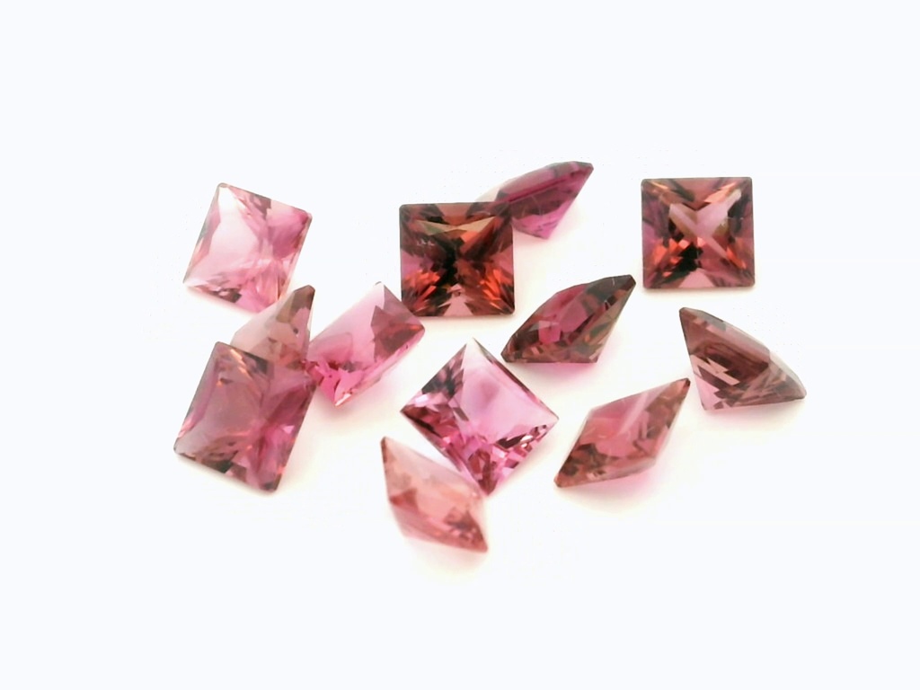 Pink Tourmaline 5.00mm Princess Cut