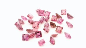 Pink Tourmaline 2.50mm Carre Cut