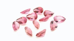 Pink Tourmaline 6x4mm Pear Shape