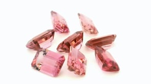 Pink Tourmaline 7x5mm Emerald Cut