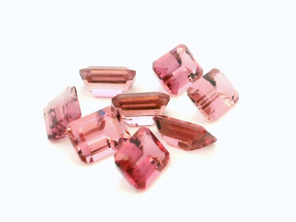 Pink Tourmaline 7x5mm Emerald Cut