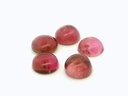 Pink Tourmaline 6.00mm Round Cabochon