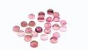 Pink Tourmaline 3.00mm Round Cabochon