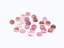 Pink Tourmaline 3.00mm Round Cabochon