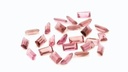 Pink Tourmaline 4x2mm Baguette