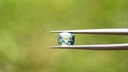 Parti Sapphire 8.62x7.33mm Cushion Blue Green
