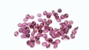 Rhodolite Garnet 1.00mm Round Diamond Cut