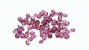 Rhodolite Garnet 1.75mm Round Diamond Cut