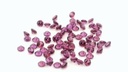 Rhodolite Garnet 2.00mm Round Diamond Cut