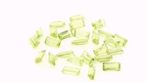 Peridot 5x2.5mm Baguette