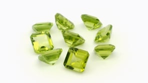 Peridot 5.00mm Square Emerald Cut
