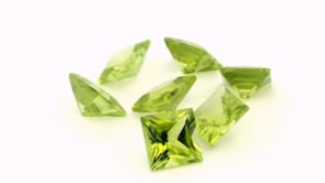 Peridot 5.50mm Princess Cut